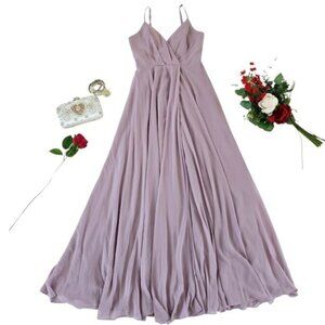 Lulu's Soft Purple Wedding Gown